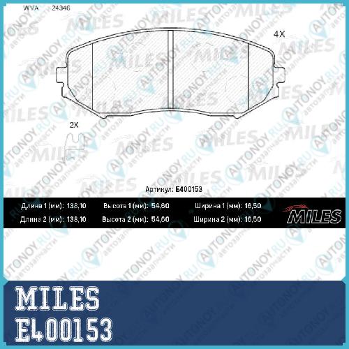 Колодки тормозные передние (без датчика) (Смесь Low-Metallic) SUZUKI Grand VITARA 1.9D/1.6/2.0/2.4/2.7/3.2 05> (Trw GDB3443) E400153