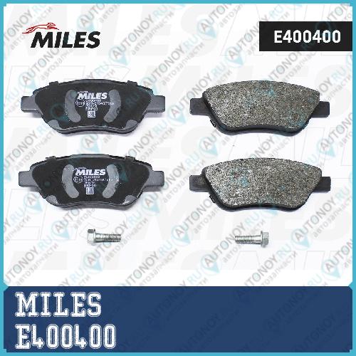 Колодки тормозные передние (без датчика + болты) (Смесь Low-Metallic) Fiat ALBEA 01-09 (Trw GDB1579) E400400
