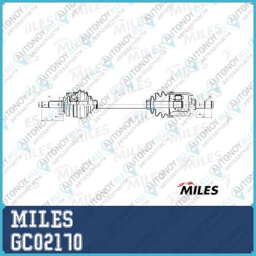 Привод в сборе правый Lada 2108 (GKN 301468) GC02170