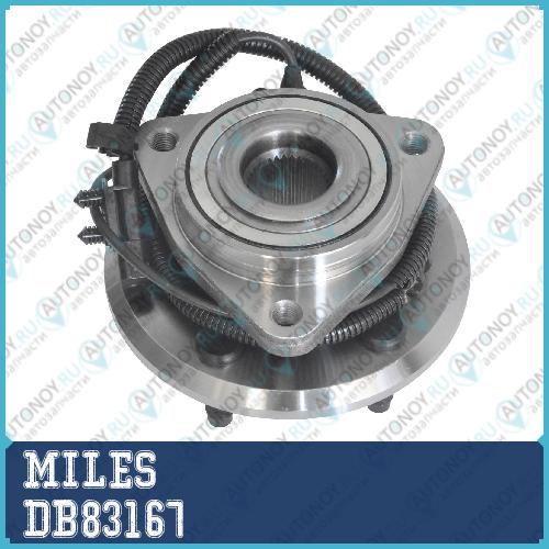 Ступица колеса передняя с подшипником JEEP Grand Cherokee IV/DODGE DURANGO III 10- (SKF VKBA6614) DB83167