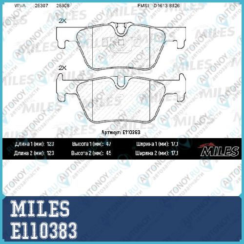 Колодки тормозные задние (Смесь Semi-Metallic) BMW 1 F20 10-/3 F30 11- (Trw GDB1919) E110383