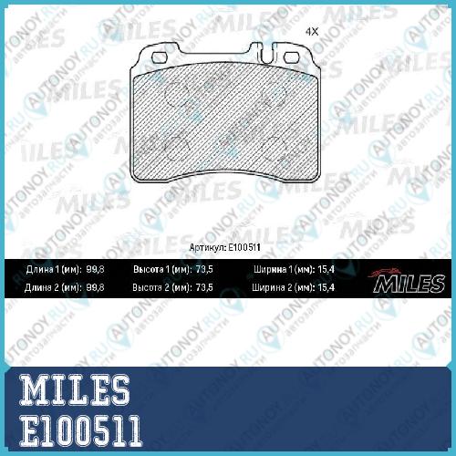 Колодки тормозные передние (Смесь Semi-Metallic) Mercedes W124/W210/R129 87-02 (Trw GDB962) E100511