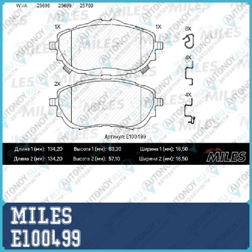 Колодки тормозные передние (Смесь Semi-Metallic) Toyota AURIS 12-/COROLLA 13- (Trw GDB3598) E100499