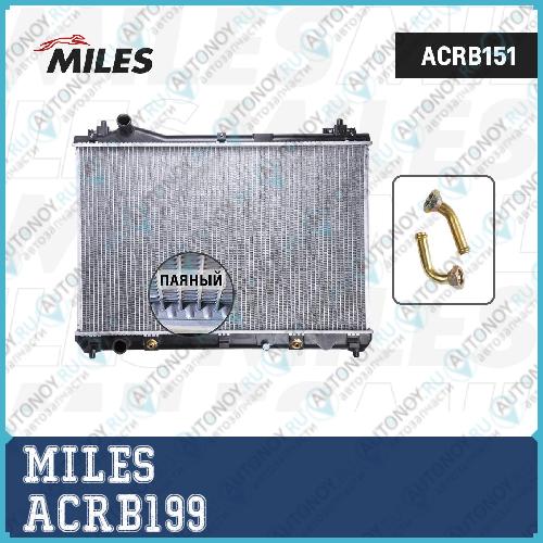 Радиатор (паяный) Toyota COROLLA 1.3-1.8 93-02 (NISSENS 648681) ACRB199