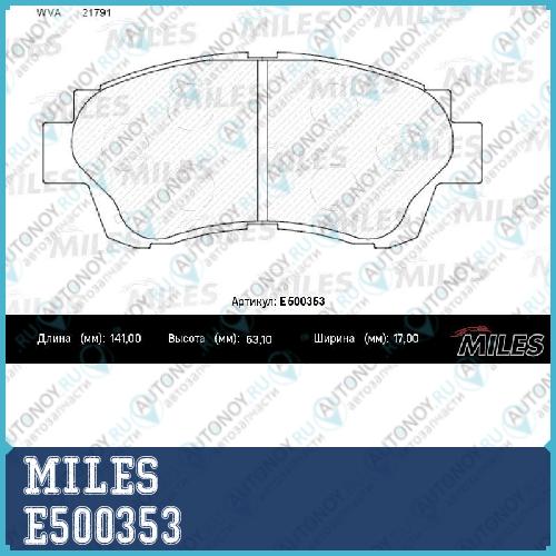 Колодки тормозные передние (Смесь CERAMIC) Toyota CAMRY 91-96/CELICA 2.0 93-99 (Trw GDB3155) E500353