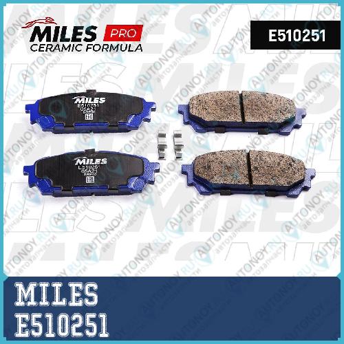 Колодки тормозные задние (Смесь CERAMIC) Subaru Impreza 2.0 11.02- (Trw GDB3395) E510251