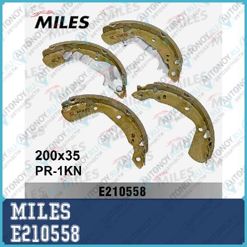 Колодки барабанные MILES E210558 Skoda FABIA 09-RAPID 12- E210558