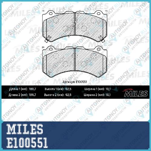 Колодки тормозные передние (Смесь Semi-Metallic) JEEP Grand Cherokee 10- (Trw GDB4450) E100551