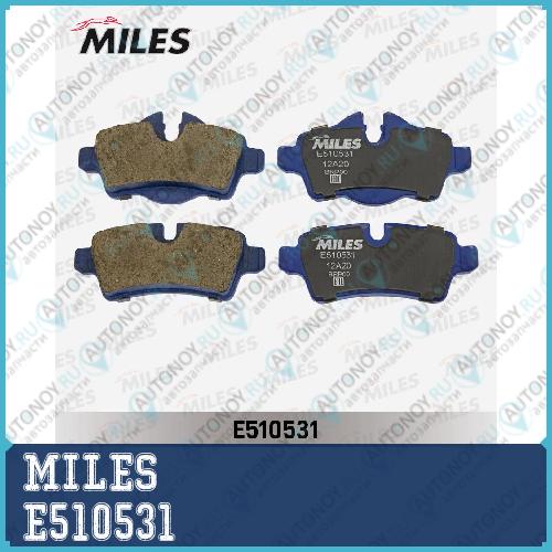 Колодки тормозные задние (Смесь CERAMIC) MINI COOPER 06-/ONE/CLUBMAN 07- (Trw GDB1766) E510531