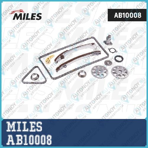 Комплект цепи Грм (co звездочками) Toyota AVENSIS 2.0i/2.4i 16V 1AZFE/2AZFE 01- AB10008