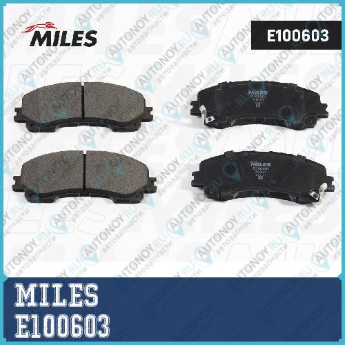 Колодки тормозные передние (Смесь Semi-Metallic) Nissan X-Trail (32)/INFINITI Q50 13- E100603