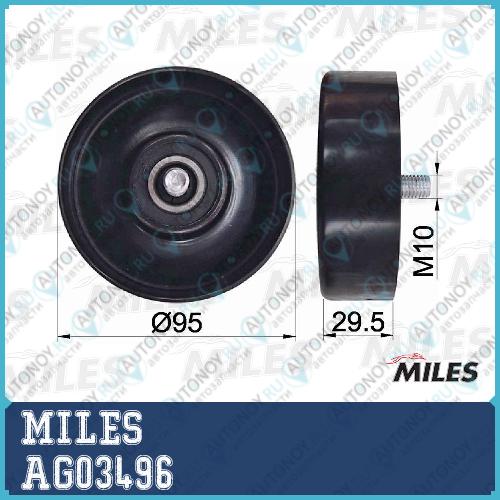 Ролик ремня приводного (металлическое исполнение) Hyundai SOLARIS 10-/ELantra 06-/i20/i30 AG03496