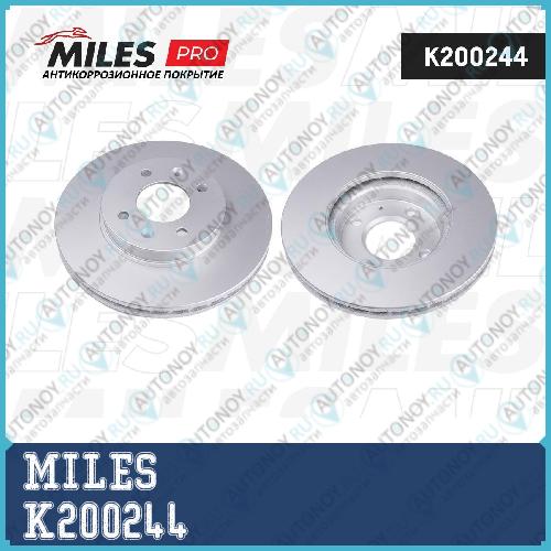 Диск тормозной передний вентилируемый Hyundai ACCENT 05-/i20 08-/Kia RIO II 05- (серия PRO с защитным покрытием) (Trw DF4839) K200244