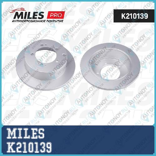 Диск тормозной задний Mitsubishi Lancer 00>/Outlander 03>08 (R14) (серия PRO с защитным покрытием) (Trw DF4845) K210139