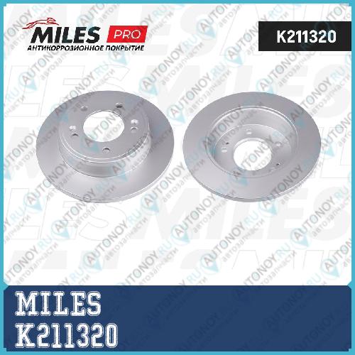Диск тормозной задний Hyundai i30/Kia CEED 12- (серия PRO с защитным покрытием) (Trw DF6627) K211320