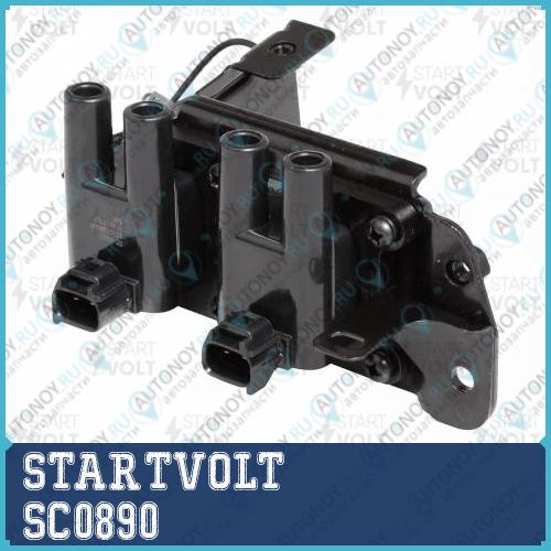Катушка зажигания для а/м Hyundai/Kia Accent (ТАГАЗ) (01-)/Getz (02-) 1.4i/1.5i/1.6i SC0890