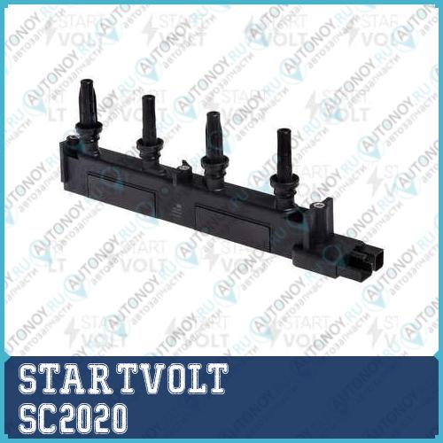 Катушка зажигания для а/м Peugeot 406 (99-)/407 (04-)/Citroen C5 (01-) 2.0i (SC 2020)