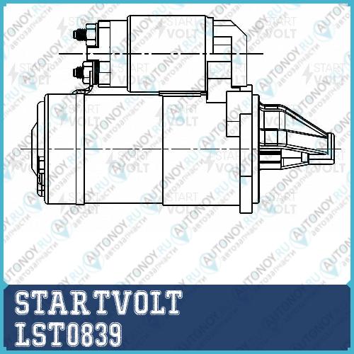 Стартер для а/м Kia CEED (06-)/Sportage II (04-) 2.0i (LSt 0839)