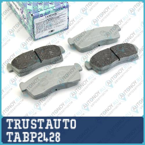 Диск торм колодки перед 2435 TABP2428