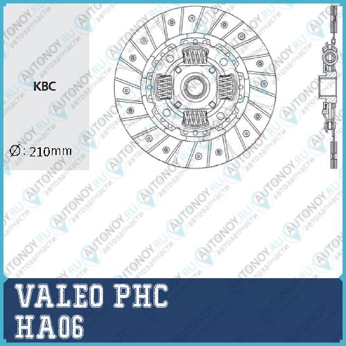 Диск сцепления Honda Civic (90-) (1.6) HA06