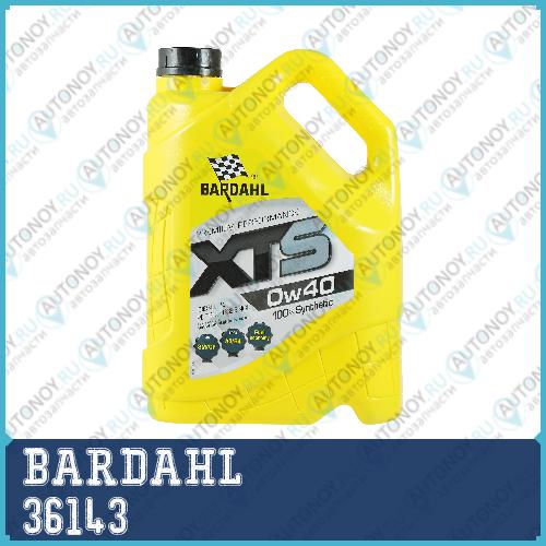 Масло моторное синтетическое BARDAHL XTS 0W-40 5л 36143