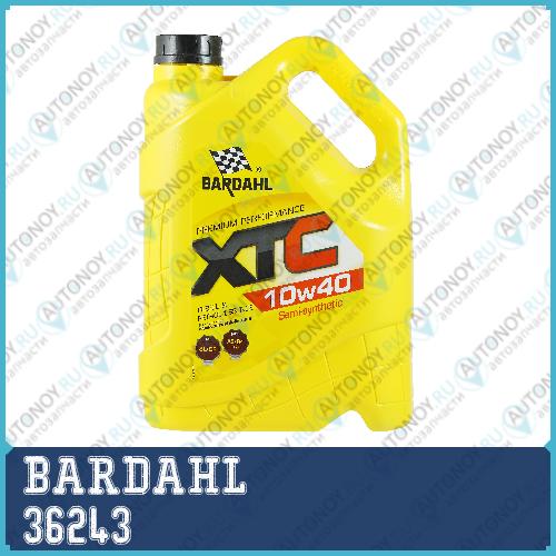 Масло моторное полусинтетическое BARDAHL XTC 10W-40 5л 36243