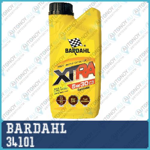 Масло моторное синтетическое BARDAHL ХTRA 5W-30 С3 1л 34101