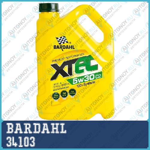 Масло моторное синтетическое BARDAHL ХTRA 5W-30 С3 5л 34103