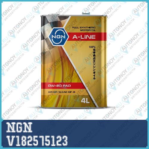 Моторное масло NGN A-Line 0W-20 PAO 4л NGN