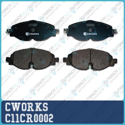 ТОРМОЗНЫЕ КОЛОДКИ ПЕРЕДНИЕ C11CR0002