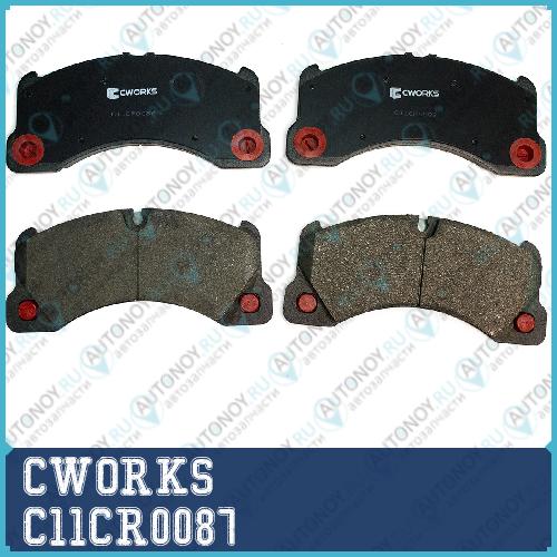 ТОРМОЗНЫЕ КОЛОДКИ ПЕРЕДНИЕ C11CR0087