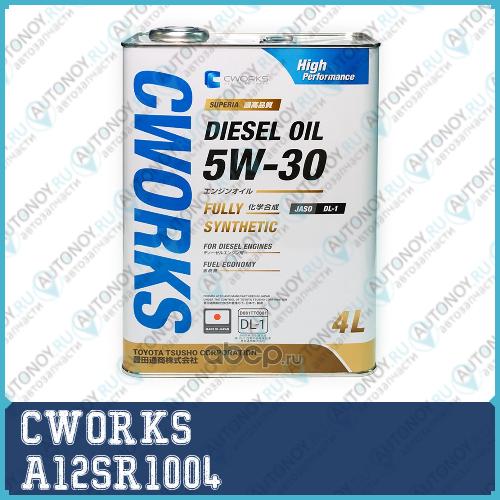 Масло мотор.SuperIA CWORKS DIESEL OIL 5W-30 DL-1 (4л) A12SR1004