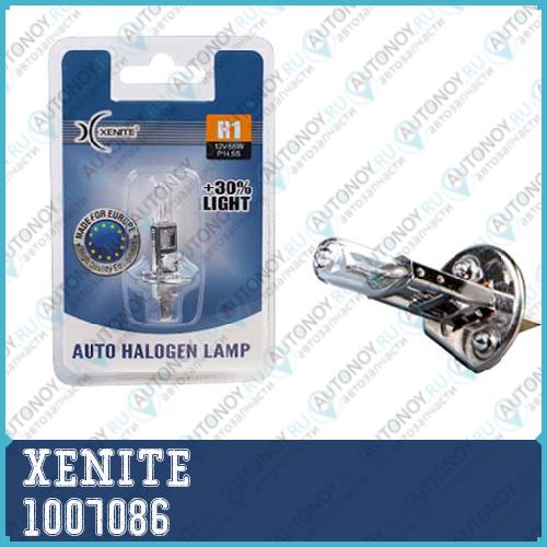 Лампа  Xenite  H1-12-55 +30 3200К блистер (20) 1007086
