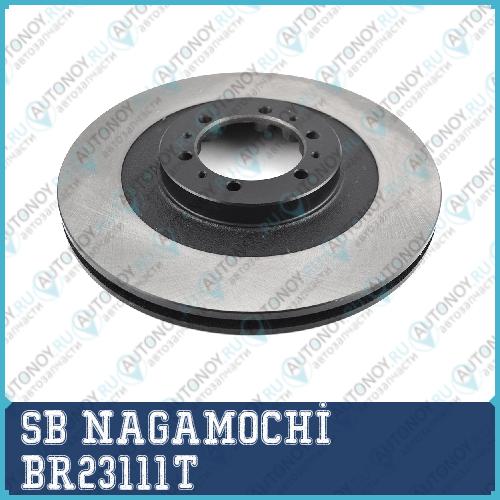 Диск тормозной передний Mitsubishi PAJERO 2.5-3.0 90-00/PAJERO Sport 2.5-3.0 98- BR23111T
