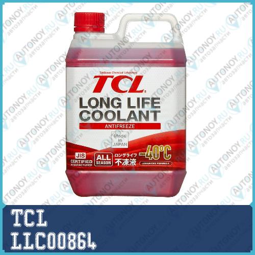 Жидкость охлаждающая  Антифриз  TCL LLC 2л красный -40 (Япония) TCL