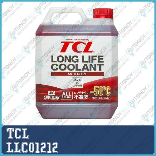 АНТИФРИЗ TCL LLC -50C красный 4 л LLC01212