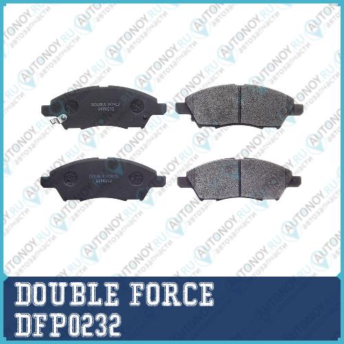 Колодки тормозные дисковые Double Force DFP0232