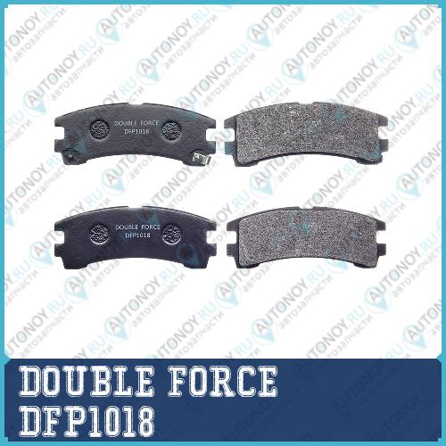 Колодки тормозные дисковые Double Force DFP1018