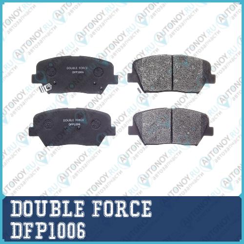 Колодки тормозные дисковые Double Force DFP1006
