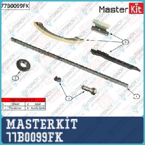 Комплект цепи Грм OPEL Insignia 2.0 Turdo A20 NHT 08- 77B0099FK