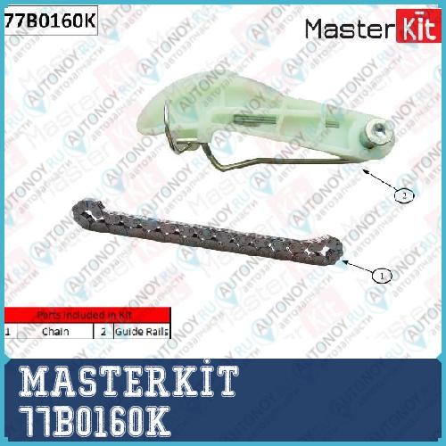 Комплект цепи масляного насоса Audi A4/A5 1.8 TFSI CABB/CDHB/CJEE -12.12.2011 77B0160K