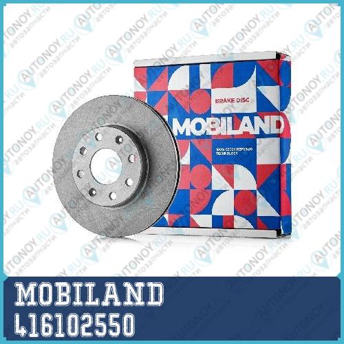 Тормозной диск Chevrolet Aveo 2004-2008 Spark 2010- 416102550