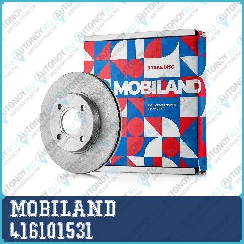 Тормозной диск Ford FUSION (JU_) передний вентилируемый D258 мм MOBILand 416101531