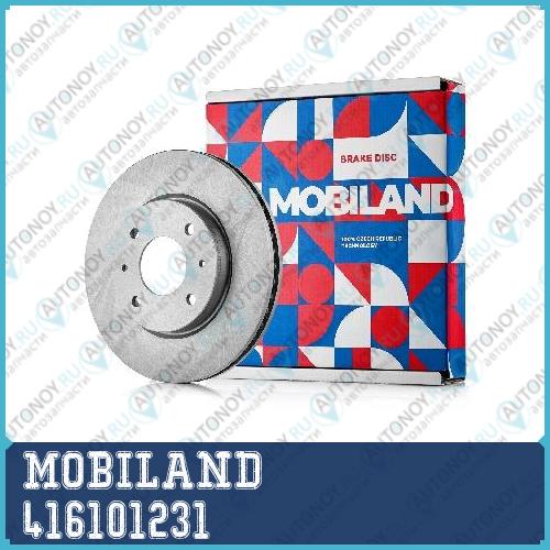 Тормозной диск Mitsubishi Lancer VII передний вентилируемый D2759 мм MOBILand 416101231