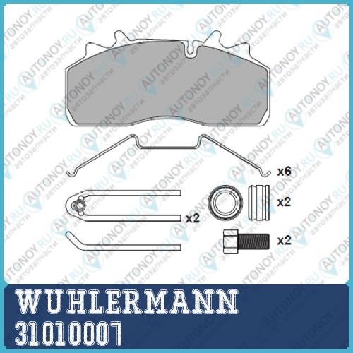 Тормозные колодки дисковые задние MAN F2000/TGA/TGL Neoplan RVI Magnum AE/Dxi/E.TECH Premium (24 31010015