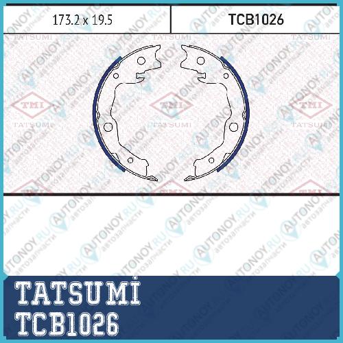 Колодки тормозные барабанные NISSAN X-Trail 07-> TCB1026