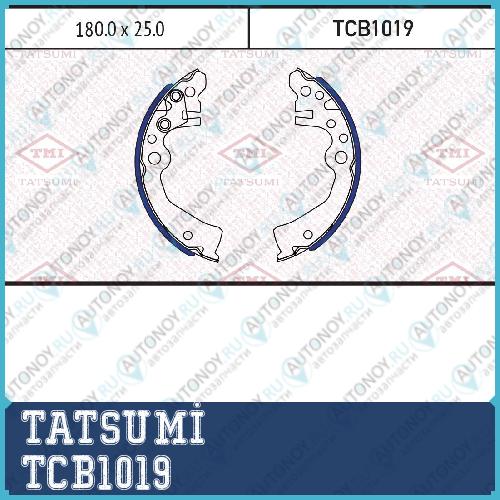 Колодки тормозные барабанные Nissan Cube 08-> TCB1019