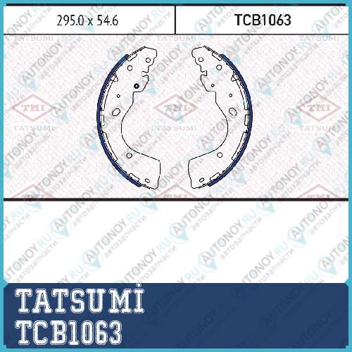 Колодки тормозные барабанные Nissan Navara 05-> TCB1063