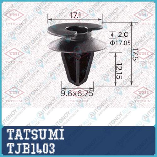 Клипса автомобильная [упаковка 10 штук] OPEL TJB1403