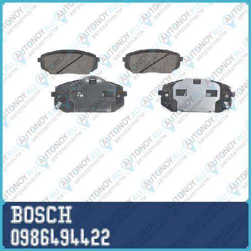 Тормозные колодки передние 0986494422